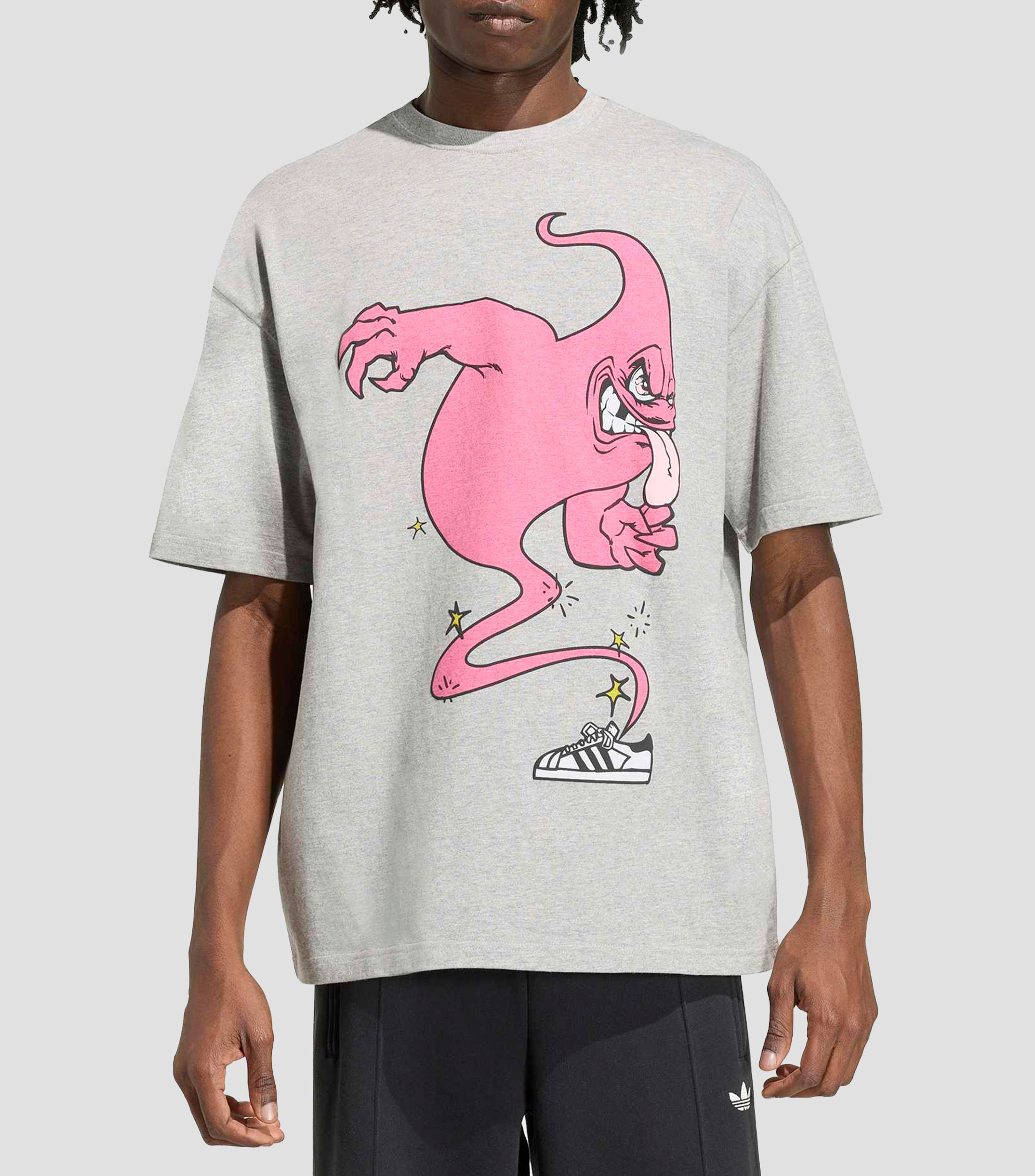 Playera cuello redondo manga corta estampada Lil Spirit Hombre